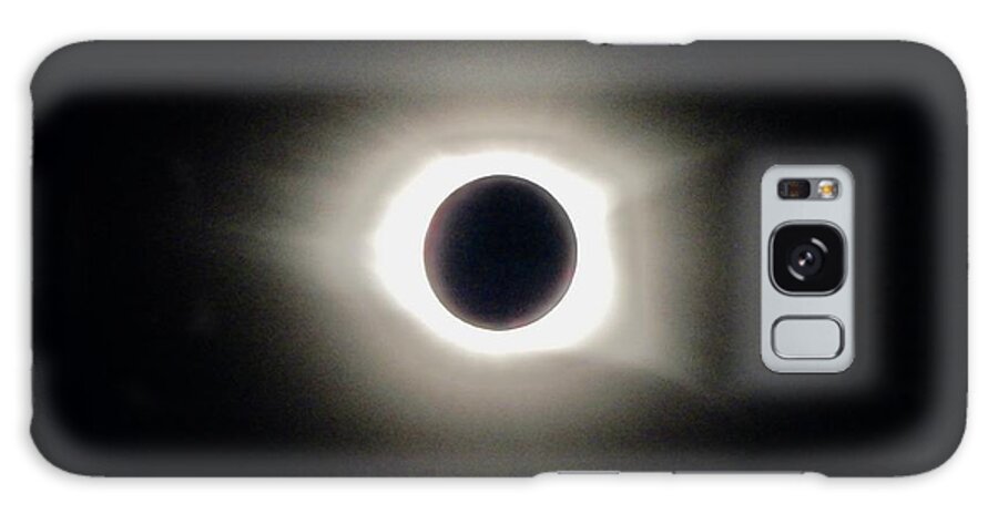 Solar Eclipse Galaxy Case featuring the photograph Solar Eclipse by Tim Mattox