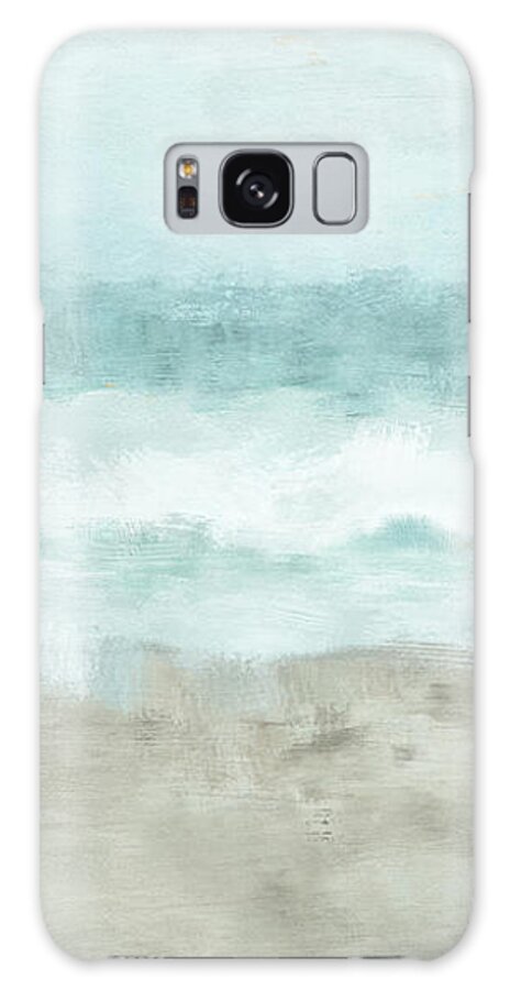 Beach Galaxy Case featuring the mixed media Solitude - Art by Linda Woods by Linda Woods