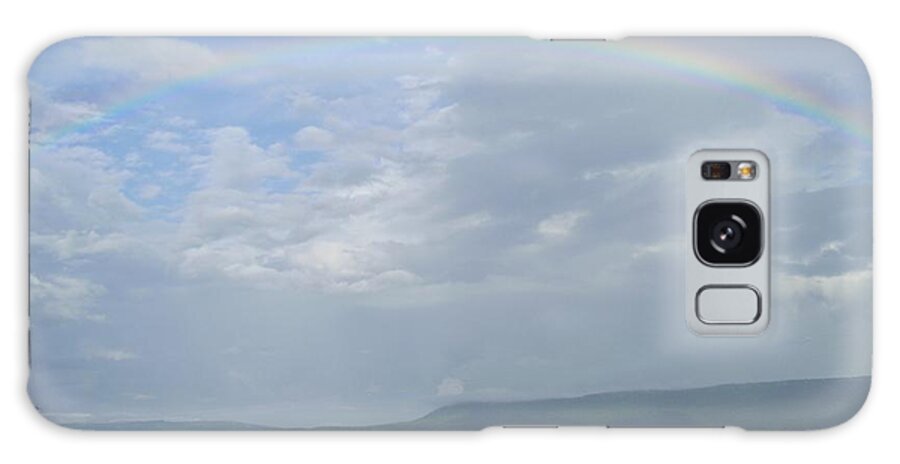 Photo Galaxy Case featuring the photograph Somewhere over the rainbow by Valerie Shaffer