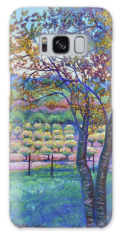 Sonoma Wine Country Galaxy Case featuring the painting Sonoma Wine Country 1 by David Hardesty