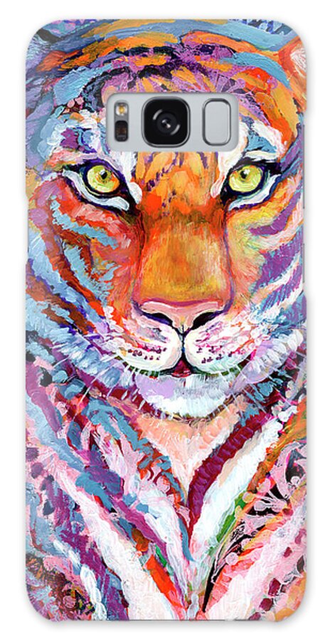 Tiger Galaxy Case featuring the painting Soul Searching by Jennifer Lommers