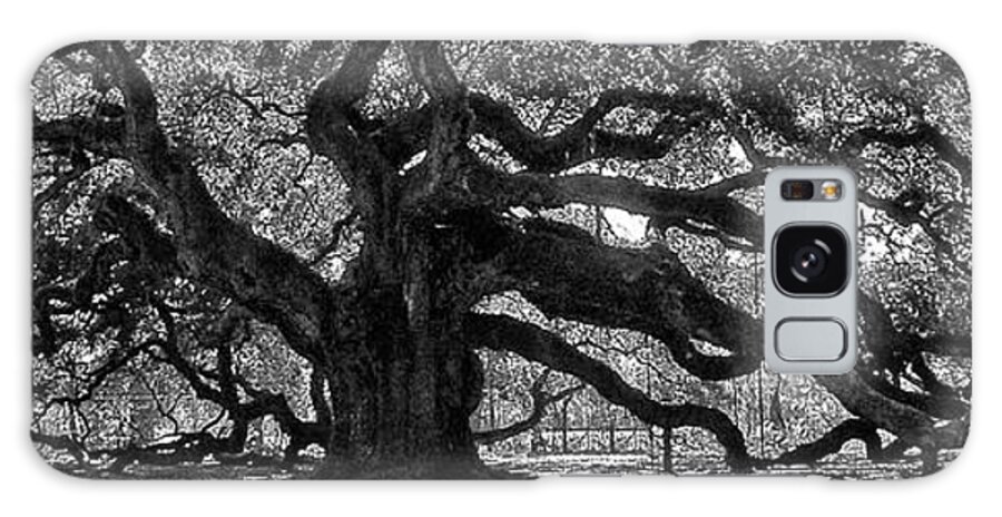 Angel Oak Galaxy Case featuring the photograph Southern Angel Oak Tree by Louis Dallara