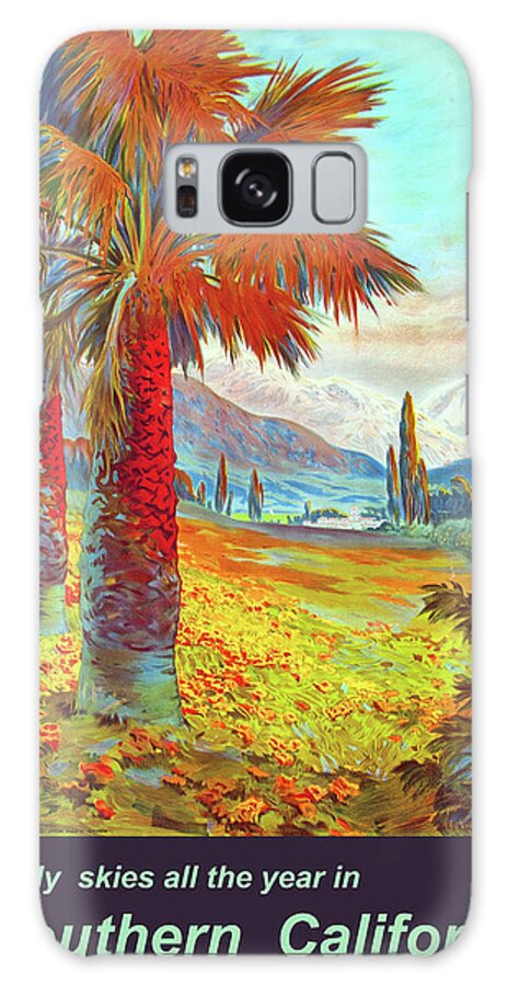 Southern California Galaxy Case featuring the digital art Southern California by Long Shot