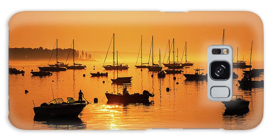 Southwest Harbor Galaxy Case featuring the photograph Southwest Harbor 0360 by Greg Hartford