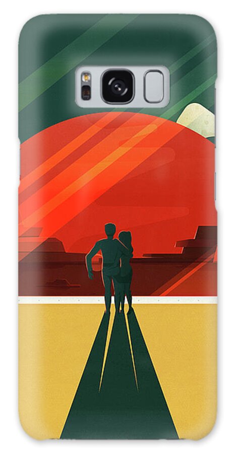 Photography Galaxy Case featuring the mixed media Space Travel Poster III by SpaceX