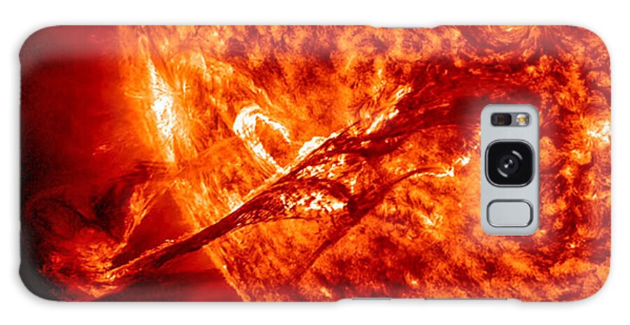 Space Weather.sdo Galaxy Case featuring the photograph Space Weather by Mango Art