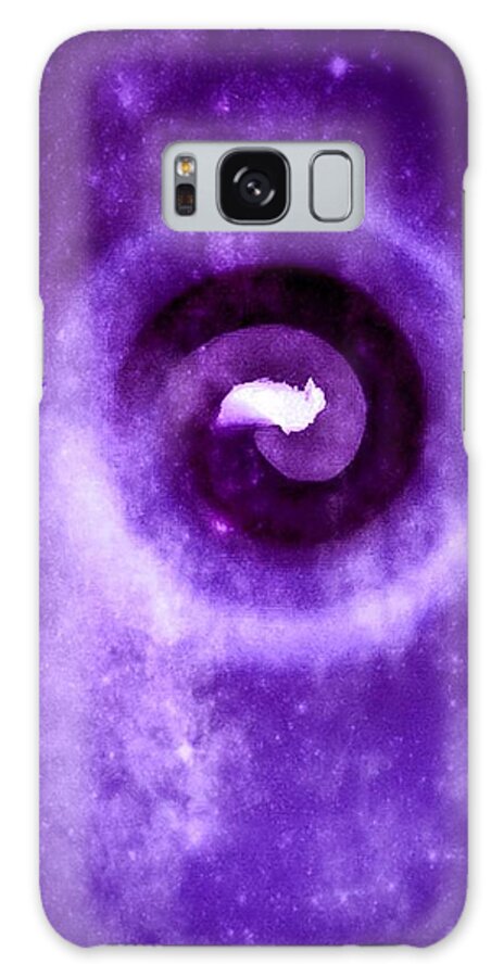 Spiral Galaxy Case featuring the digital art Spiral Cosmos by Auranatura Art