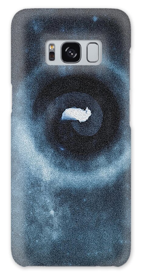 Spiral Galaxy Case featuring the digital art Spiral Dark by Auranatura Art