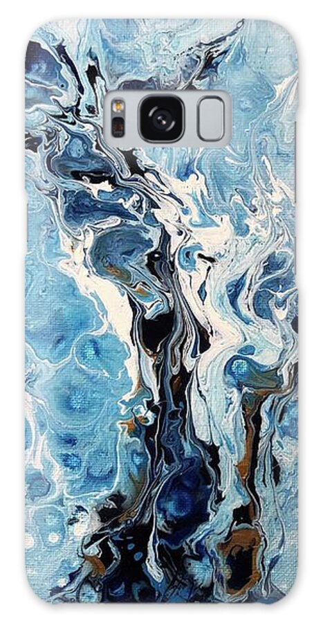 Painting Galaxy Case featuring the painting Split Tree by Angela Armano