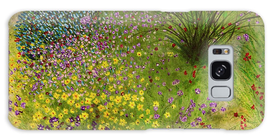 Arboretum Galaxy S8 Case featuring the painting Spring Fling by Donna Manaraze