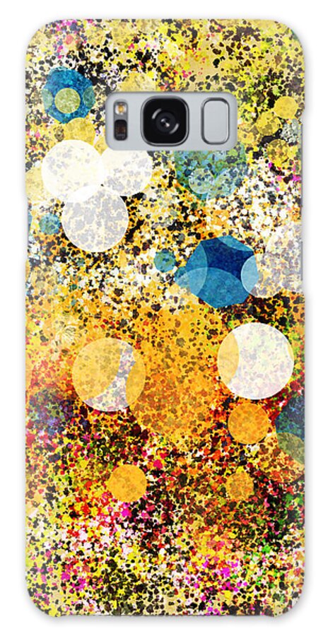 Abstract Galaxy Case featuring the mixed media Spring Forward- Art by Linda Woods by Linda Woods
