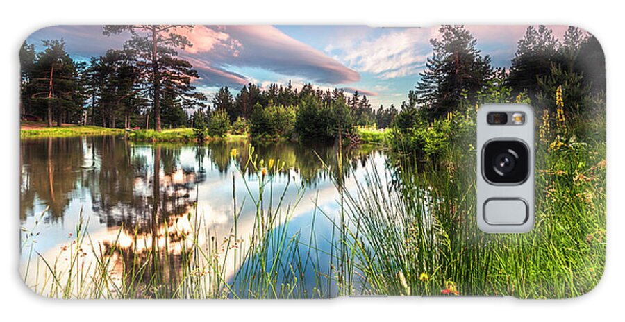 Mountain Galaxy Case featuring the photograph Spring Lake by Evgeni Dinev