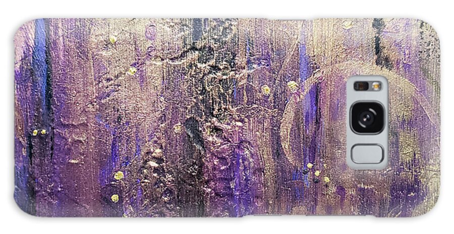 Abstract Galaxy Case featuring the painting Squid by Christine Bolden