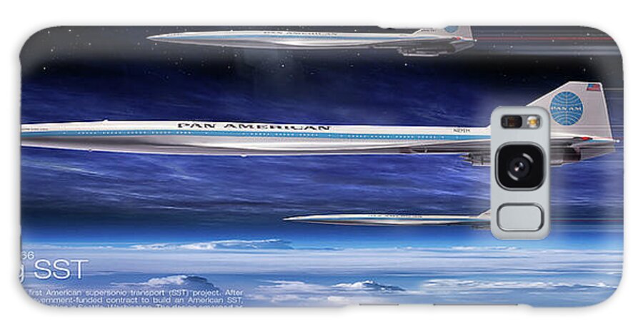Aerospace Galaxy Case featuring the digital art SST - fleet by James Vaughan