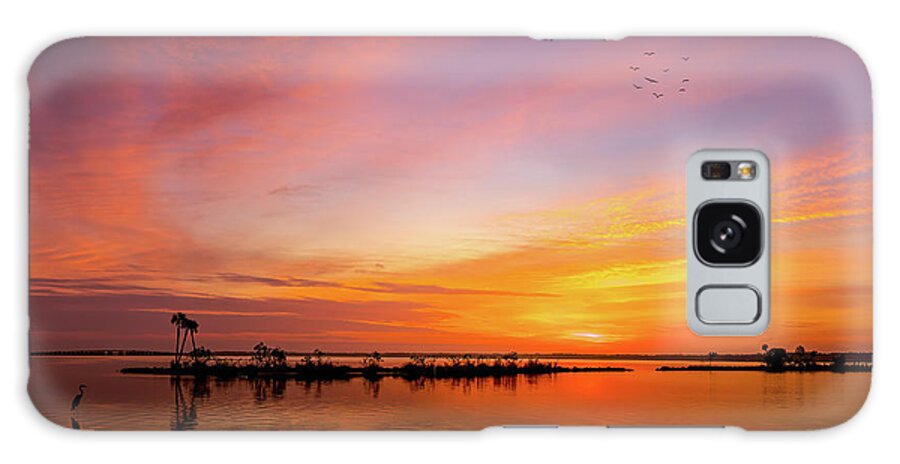 St. Johns River Galaxy Case featuring the photograph St. Johns River Sunrise by Randall Allen