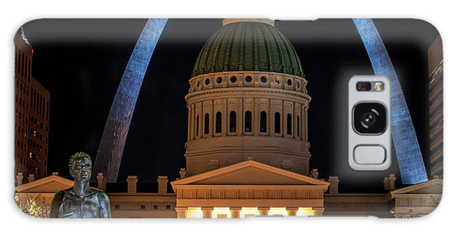 Cityscape Galaxy Case featuring the photograph St. Louis Iconic Landmarks by Michael Smith