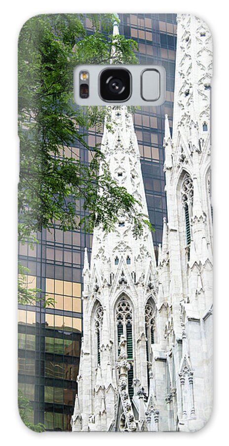 New York City Galaxy Case featuring the photograph St Patricks Cathedral by Wilko van de Kamp Fine Photo Art