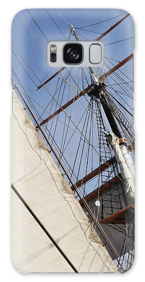 San Diego Galaxy Case featuring the photograph Star of India Mast Portrait by Kyle Hanson