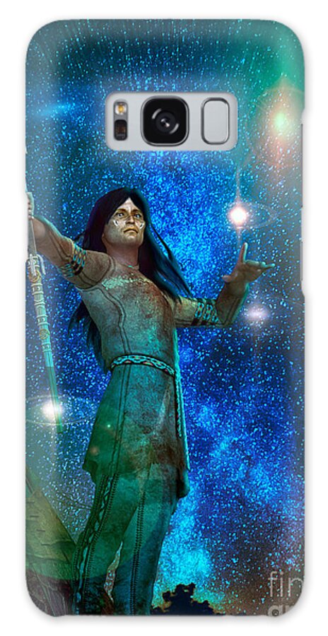 Stars Galaxy Case featuring the digital art Star People by Shadowlea Is
