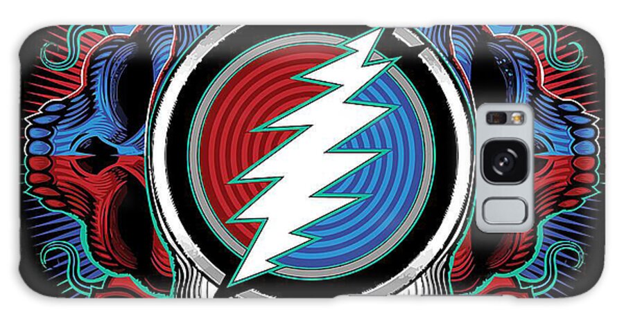 Grateful Dead Galaxy Case featuring the digital art Steal Your Face - Ilustration by Avaan Derson