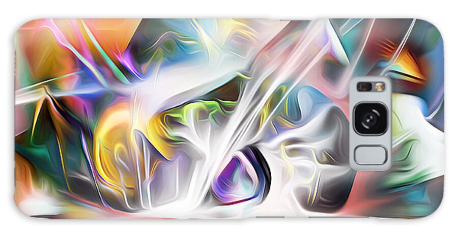 Abstract Galaxy Case featuring the digital art Steppin Out by Jeff Malderez