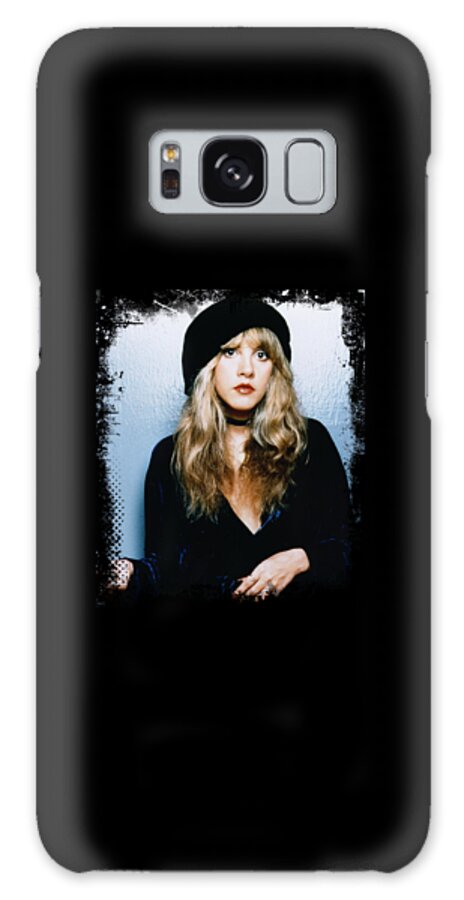 Stevie Nicks Galaxy Case featuring the digital art Stevie Nicks Vintage Fleetwood Mac Female Singer by Notorious Artist