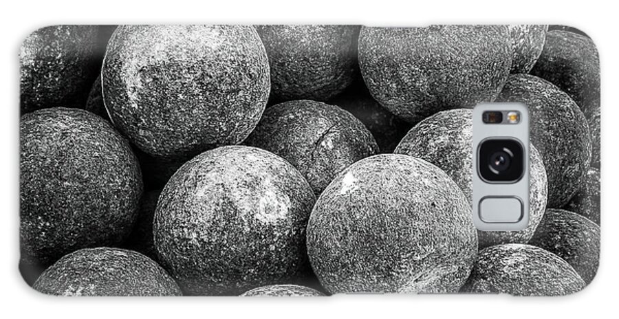 Cannonballs Galaxy Case featuring the photograph Stone Cannonballs by Rebecca Herranen