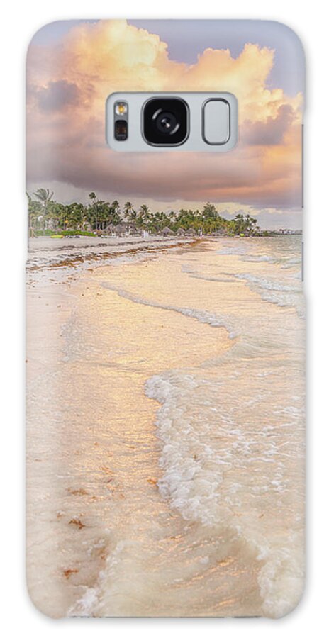 Dominican Republic Galaxy Case featuring the photograph Stormy Playa Sunrise by Darren White