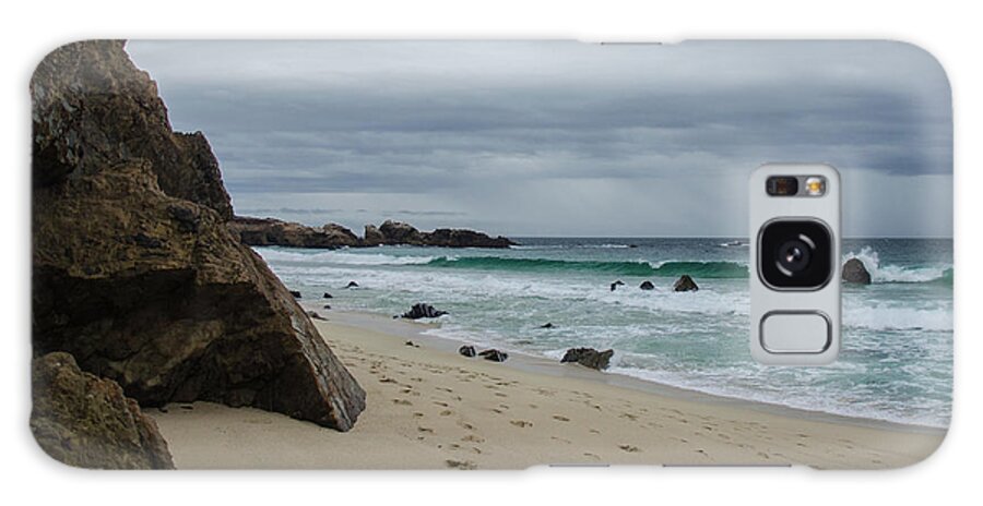 Big Sur Galaxy Case featuring the photograph Stormy Waves on the Central Coast by Matthew DeGrushe