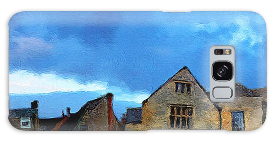 Stow-in-the-wold Galaxy Case featuring the photograph Stow in the Wold Mash Up by Brian Watt