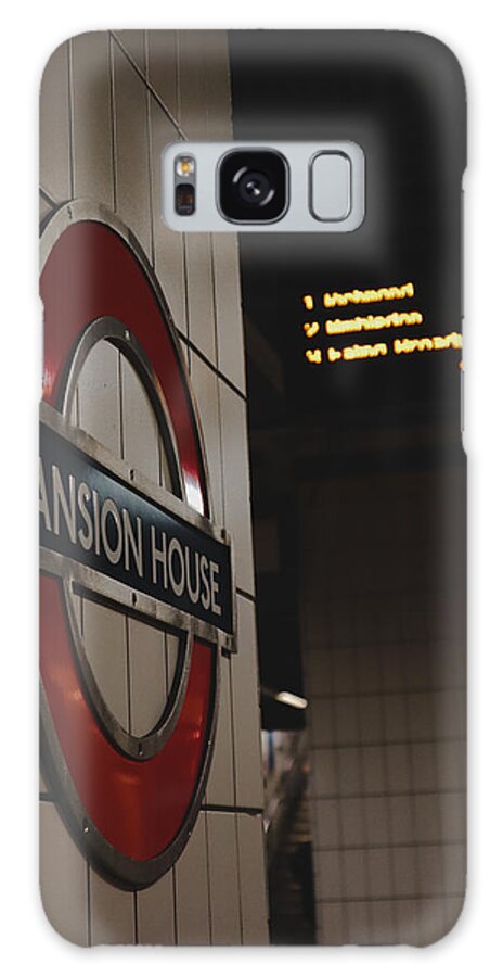 London Galaxy Case featuring the photograph Subway sign by Alpine Productions