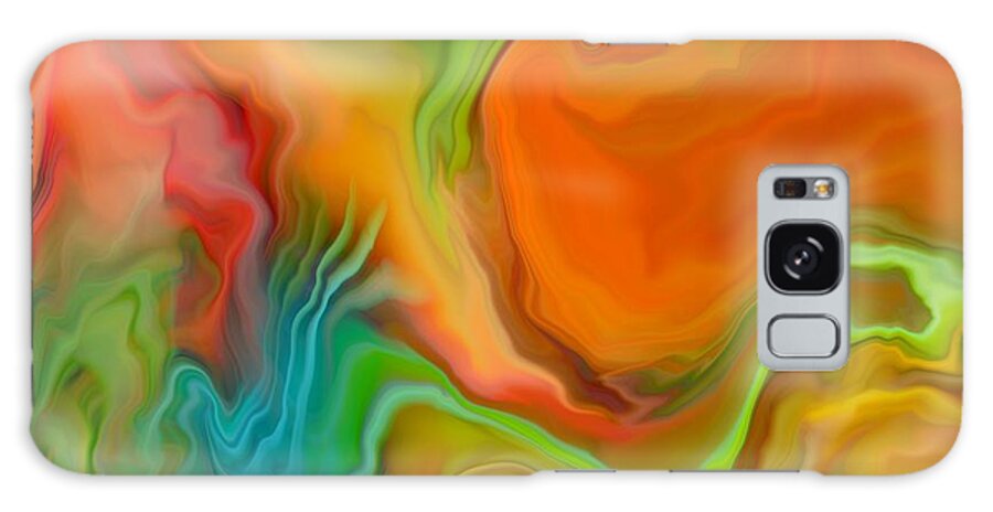 Abstract Galaxy Case featuring the digital art Summer Dreams by Nancy Levan