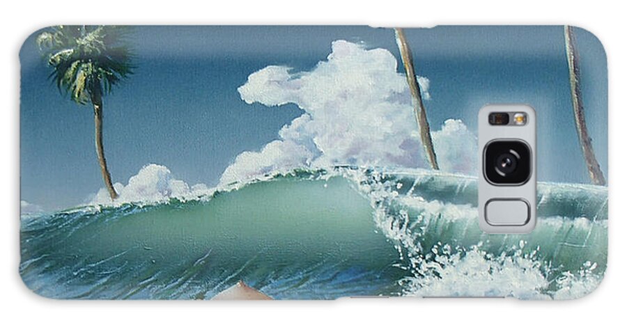 Ocean Galaxy Case featuring the painting Summer by Philip Fleischer
