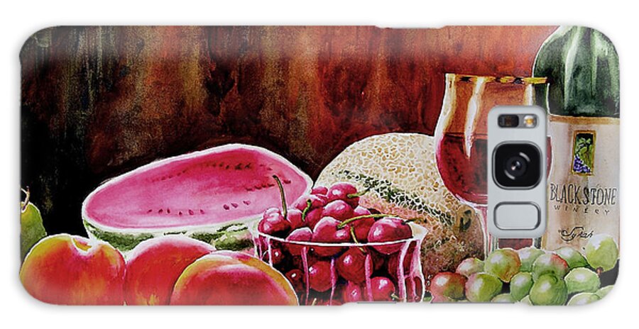 Wine Galaxy Case featuring the painting Summer Syrah by Karen Stark