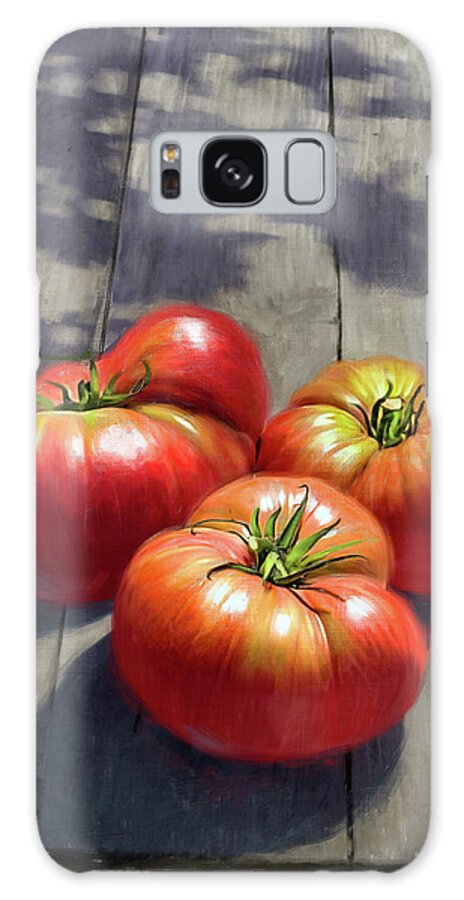  Galaxy Case featuring the painting Summer Tomatoes by Robert Papp