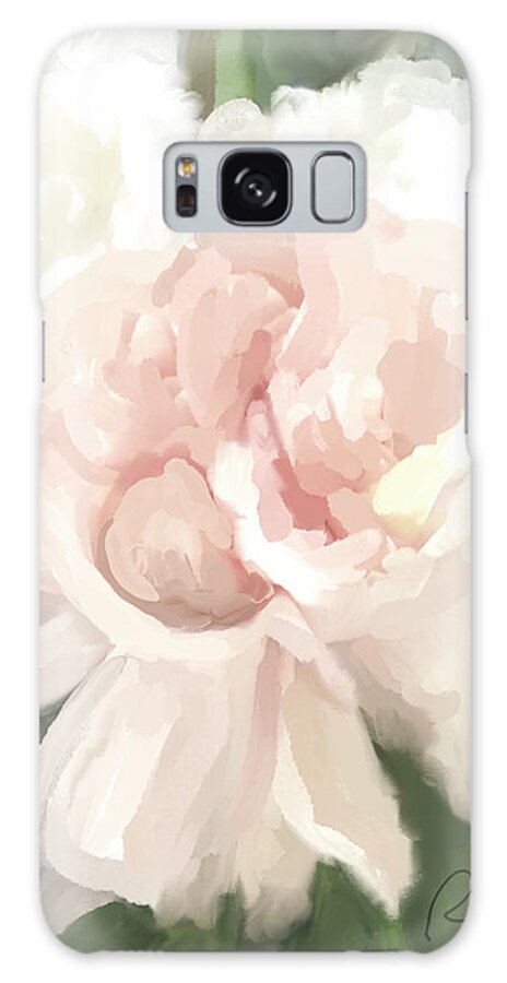 Flowers Galaxy Case featuring the digital art Summertime Blooms 03-Ramona Murdock Art by Ramona Murdock