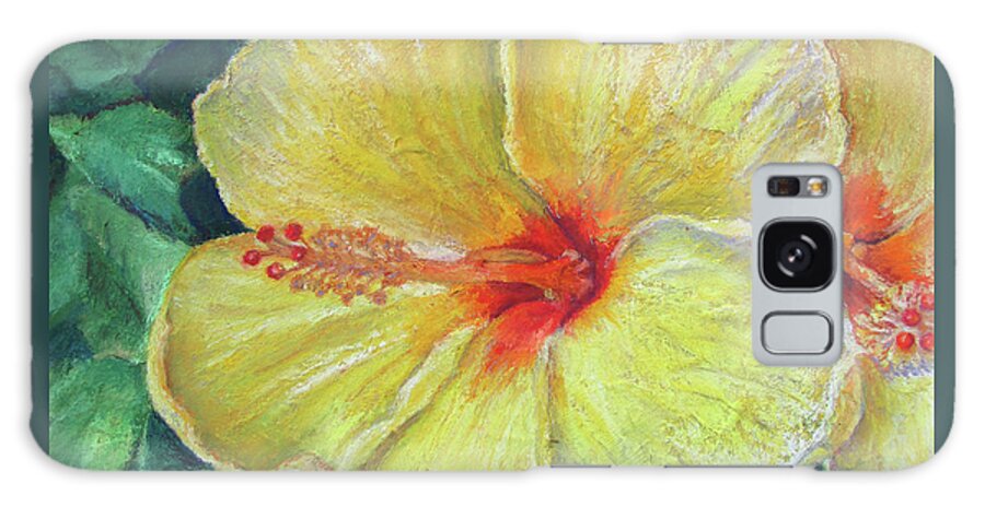 Flower Galaxy Case featuring the pastel Sunburst by MaryJo Clark