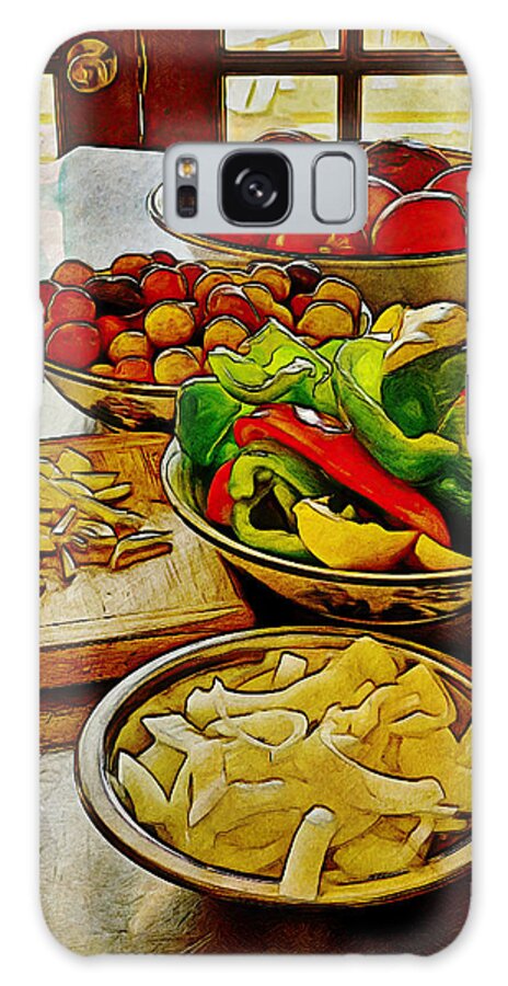 ’still Life’ Galaxy Case featuring the photograph Sunday Repast by Carol Whaley Addassi