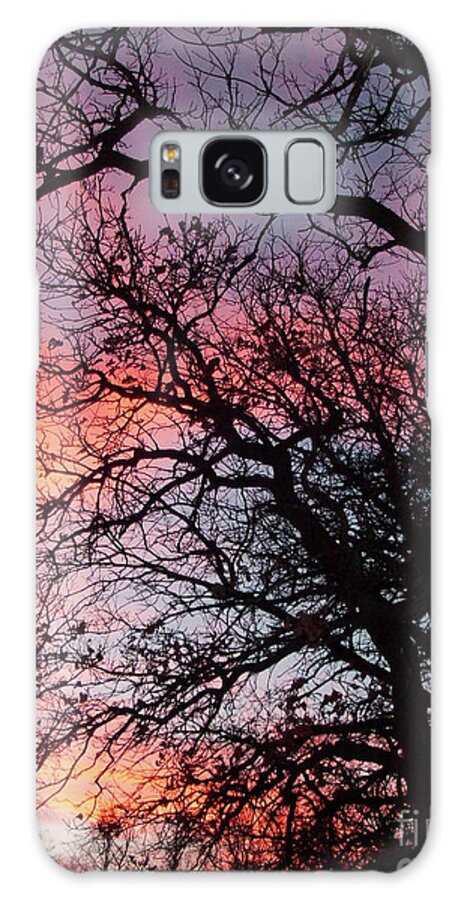 Nature Galaxy Case featuring the photograph Sundown Time by Mary Mikawoz