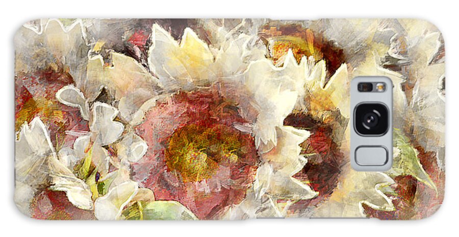  Galaxy Case featuring the digital art Sunflower by Galeria Trompiz