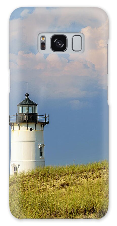 Lighthouse Galaxy Case featuring the photograph Sunlit Lighthouse by David Lee