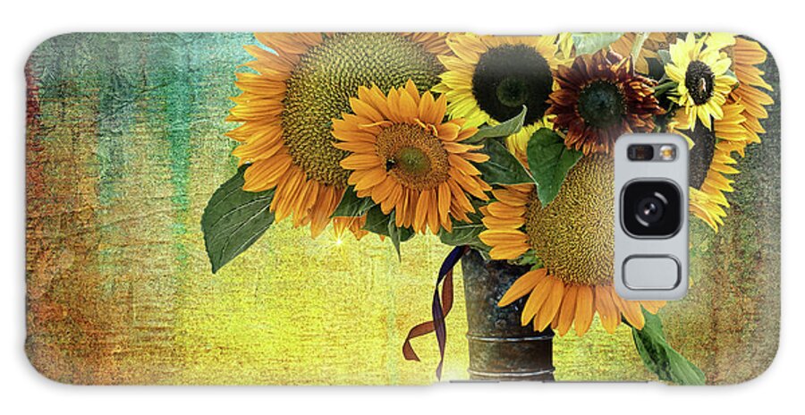 Flowers Galaxy Case featuring the digital art Sunny Side Up by Merrilee Soberg
