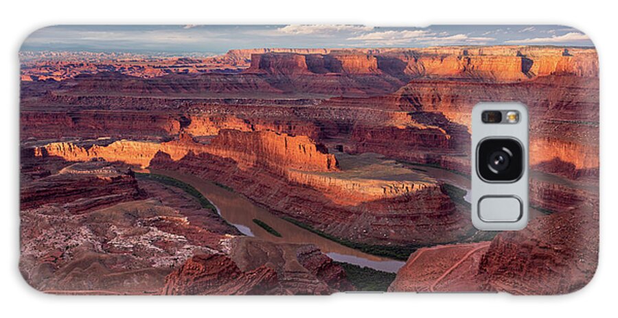 Canyonlands Galaxy Case featuring the photograph Sunrise at Dead Horse Point State Park by Dan Norris