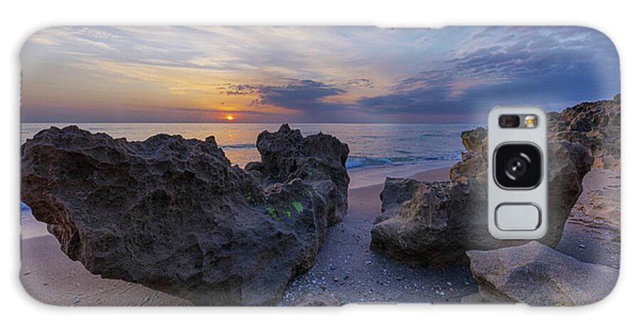 Florida Galaxy Case featuring the photograph Sunrise at Ross Witham Beach by Claudia Domenig