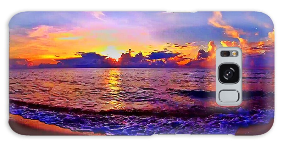 Sunrise Galaxy Case featuring the photograph Sunrise Beach 10 by Rip Read