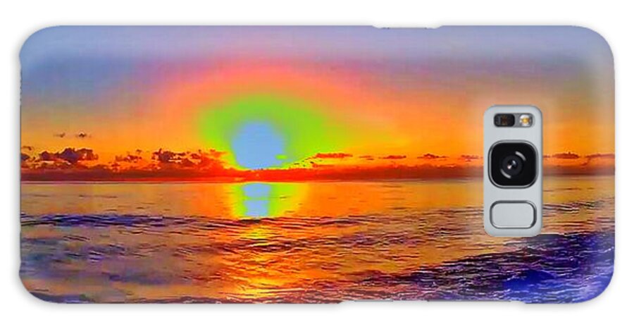 Sunrise Galaxy Case featuring the photograph Sunrise Beach 16 by Rip Read