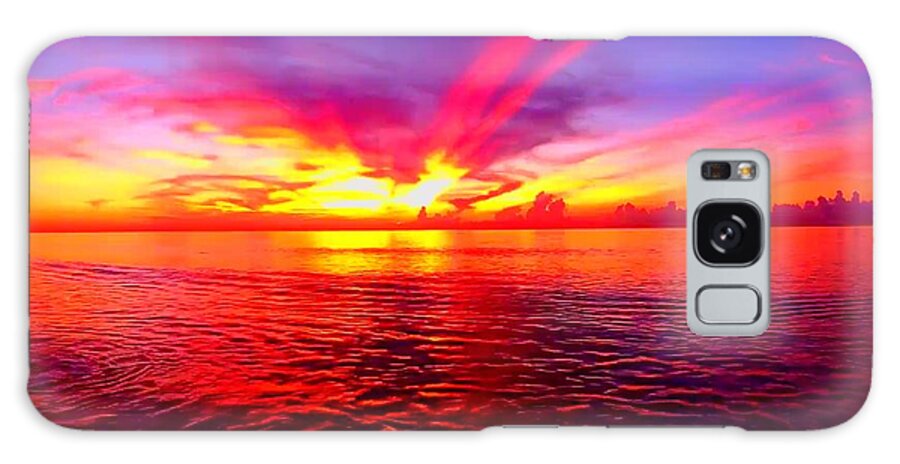 Sunrise Galaxy Case featuring the photograph Sunrise Beach 18 by Rip Read