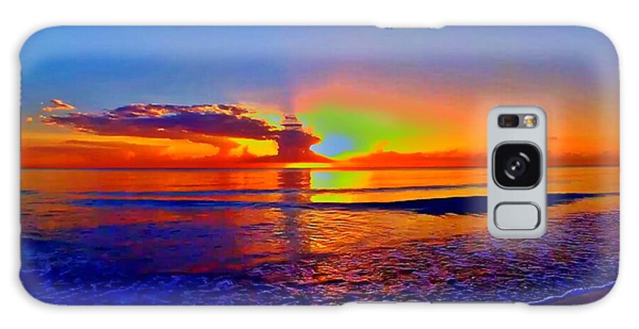 Sunrise Galaxy Case featuring the photograph Sunrise Beach 30 by Rip Read