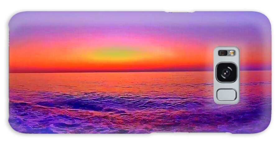 Sunrise Galaxy Case featuring the photograph Sunrise Beach 33 by Rip Read