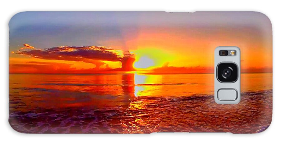 Sunrise Galaxy Case featuring the photograph Sunrise Beach 41 by Rip Read